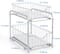 2-Tier Stackable Sliding Basket Cabinet Organizers, 2ct.